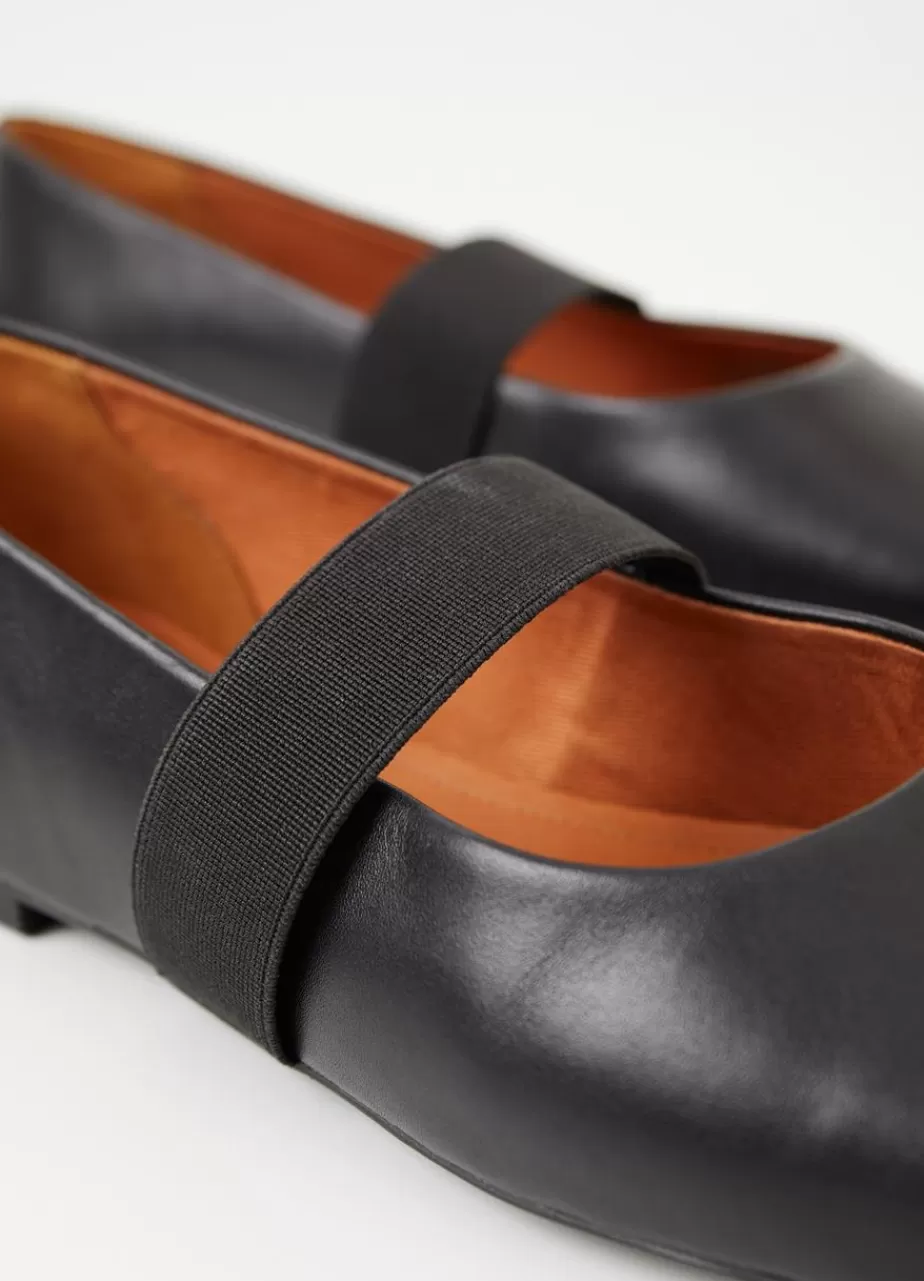 Vagabond Jolin Chaussures Noir Cuir Sale