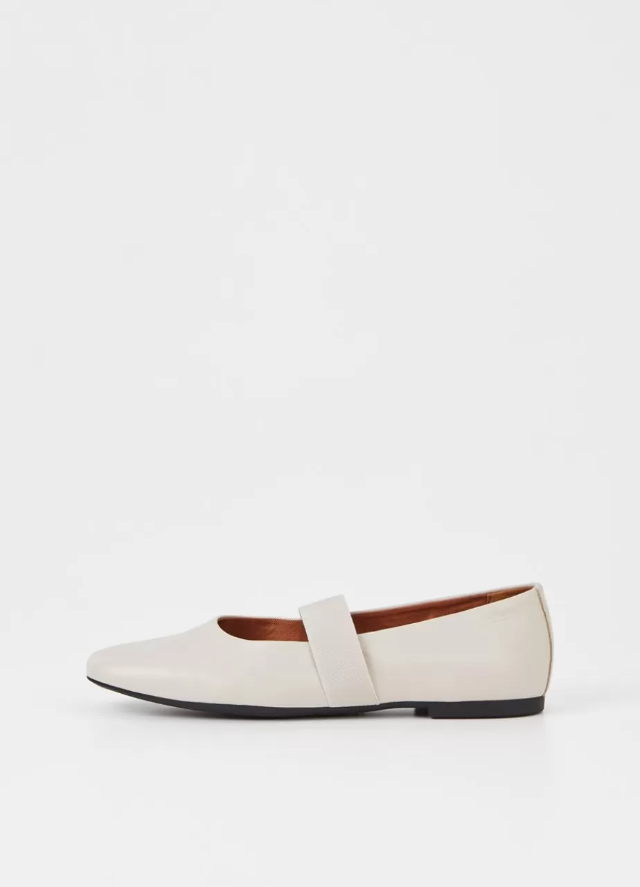 Vagabond Jolin Chaussures Blanc Casse Cuir Outlet