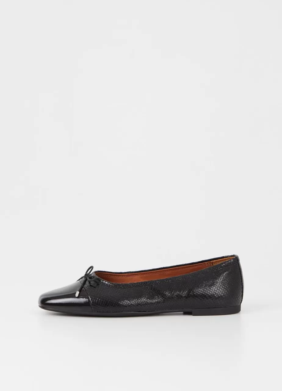 Vagabond Jolin Chaussures Noir Verni/Embosse Best
