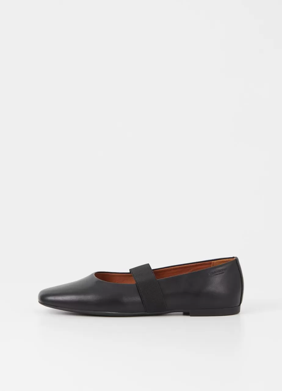 Vagabond Jolin Chaussures Noir Cuir Sale