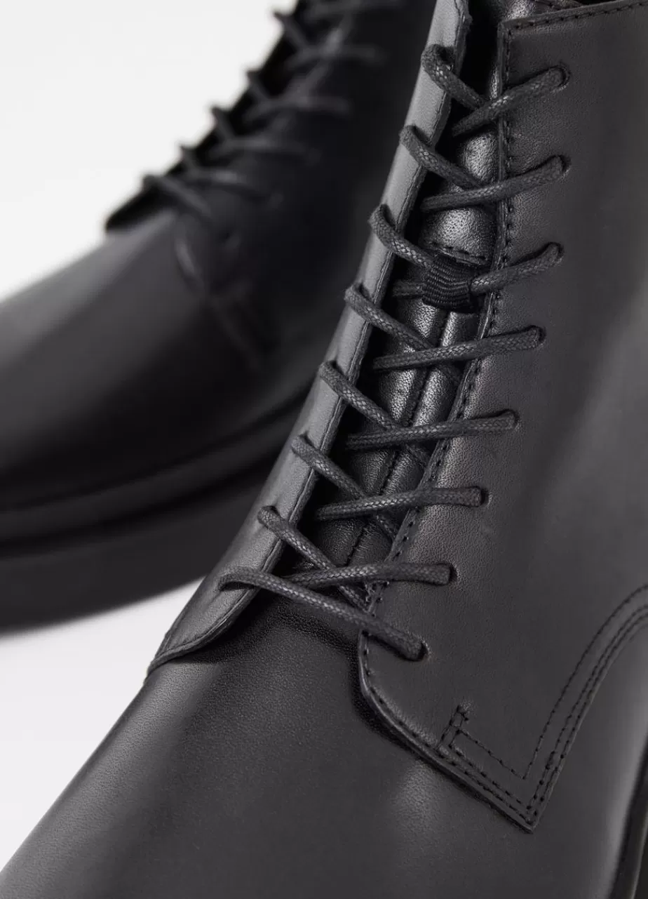 Vagabond Mike Bottes Noir Cuir Hot