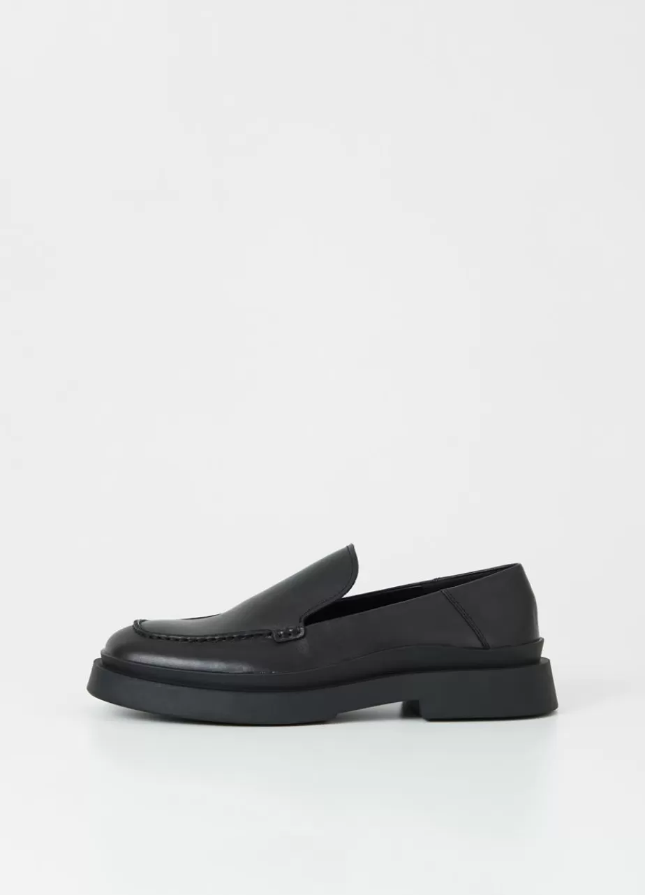 Vagabond Mike Loafer Noir Cuir Clearance