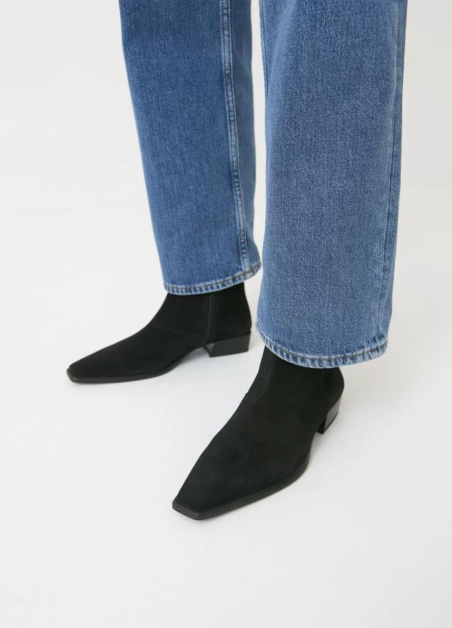 Vagabond Nella Bottes Noir Daim Best