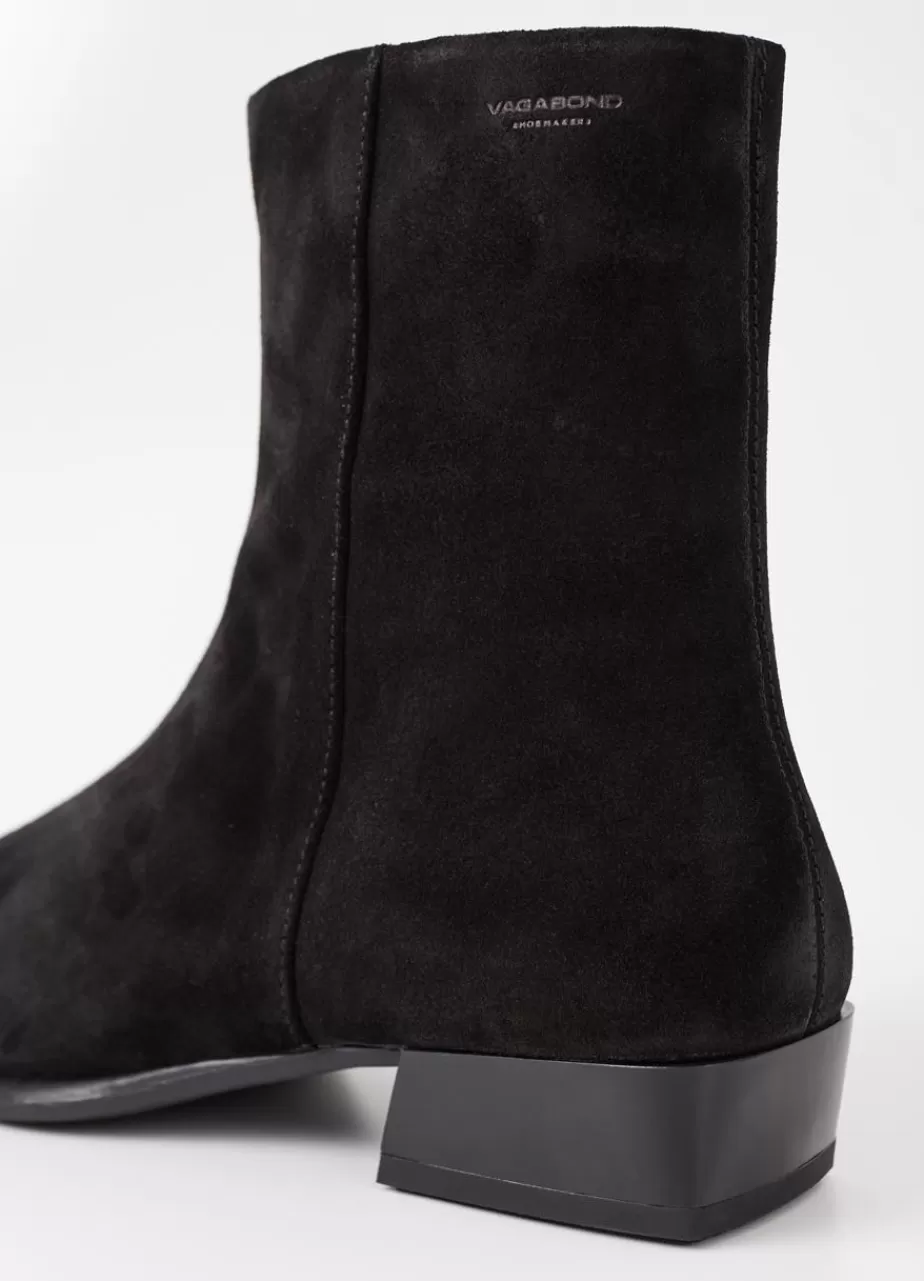 Vagabond Nella Bottes Noir Daim Best