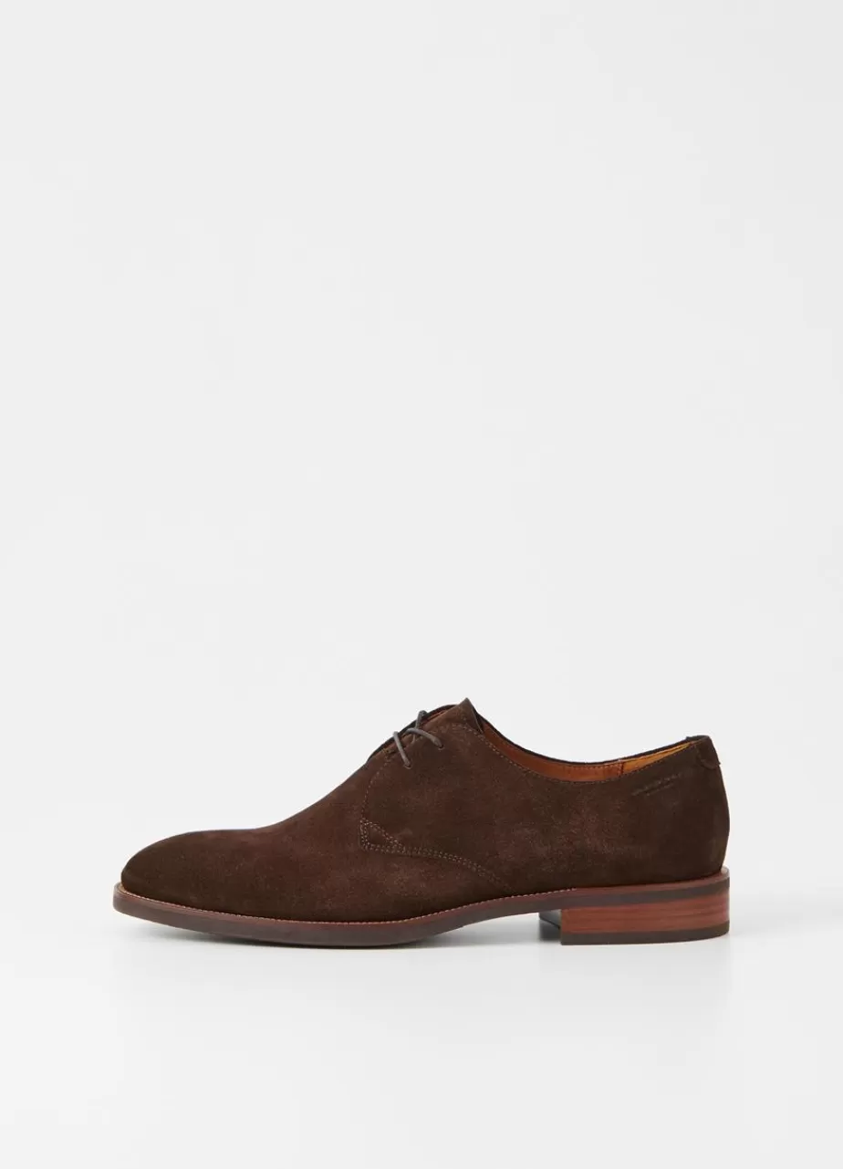 Vagabond Percy Chaussures Marron Fonce Daim Best