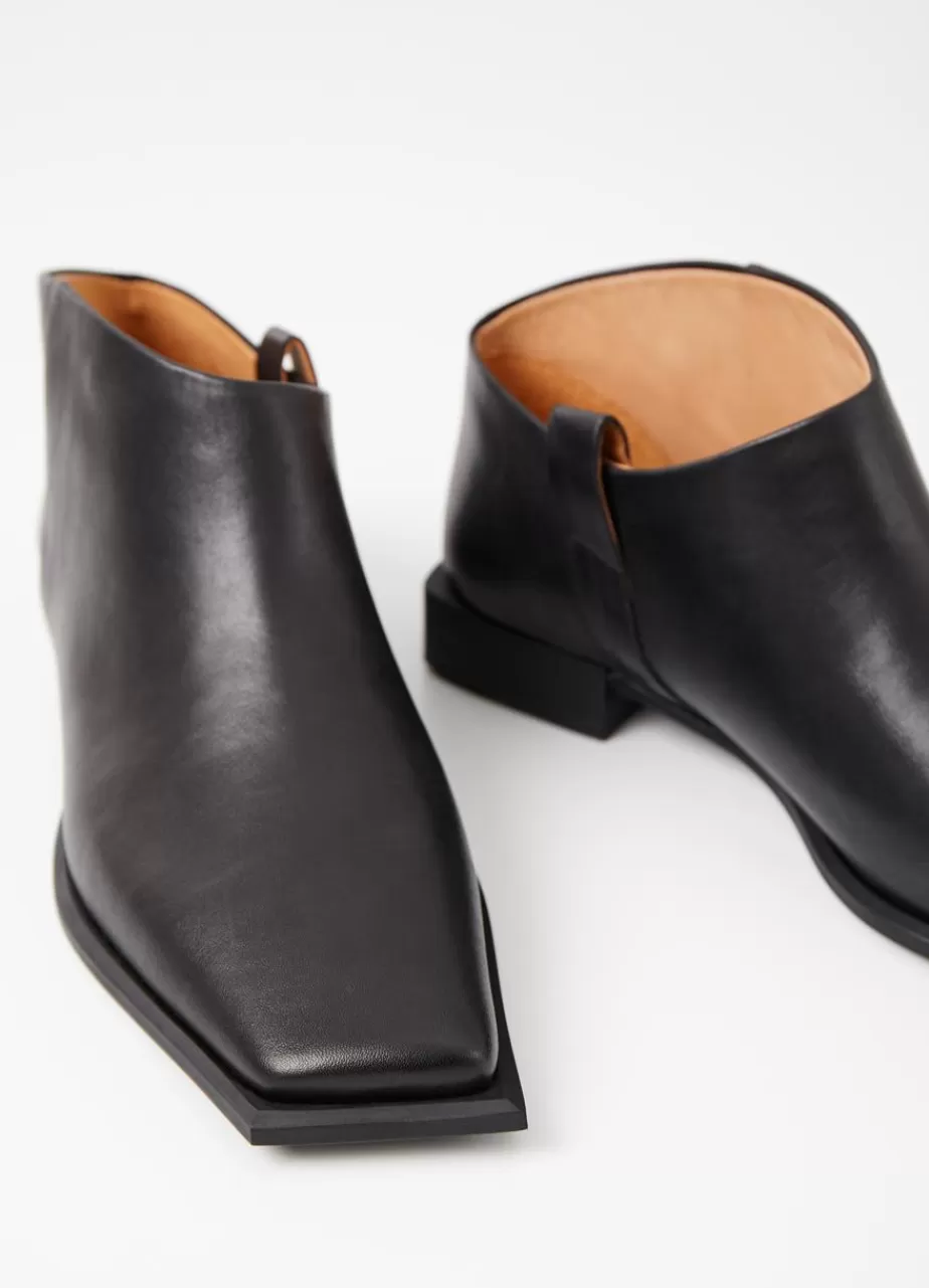 Vagabond Salma Bottes Noir Cuir Online