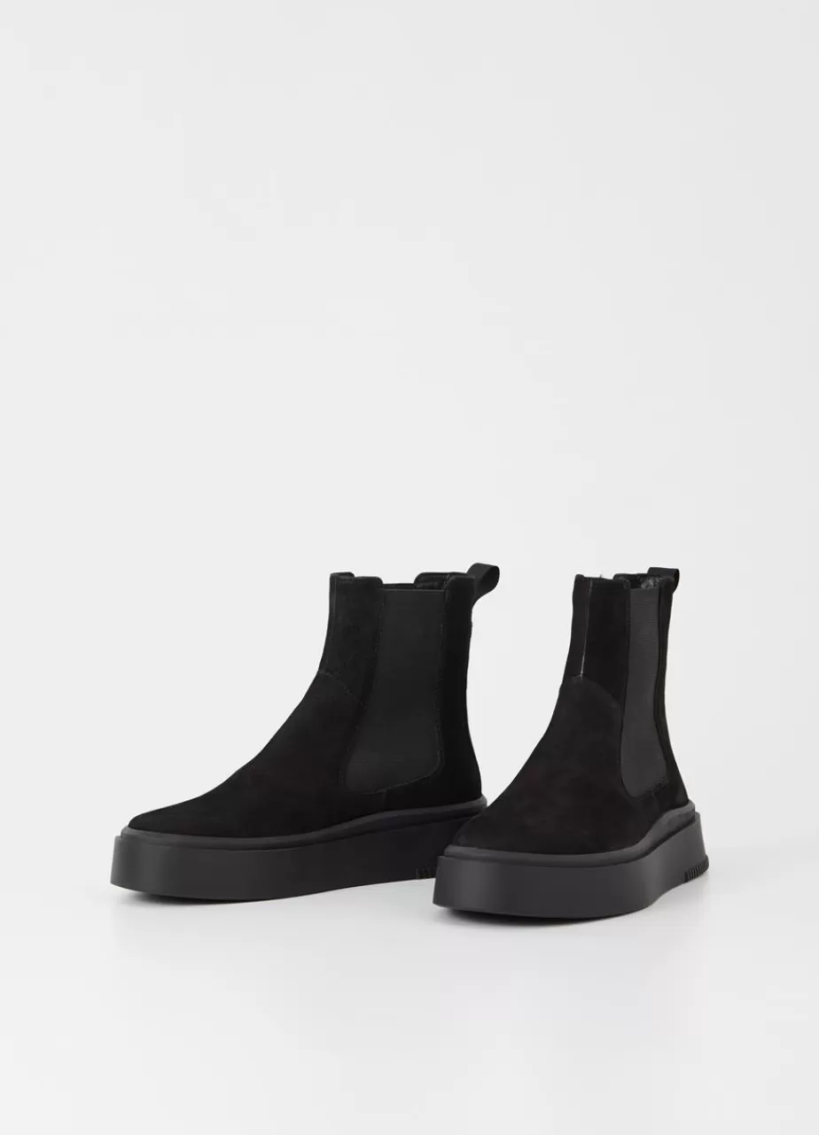 Vagabond Stacy Bottes Noir Nubuck Cheap