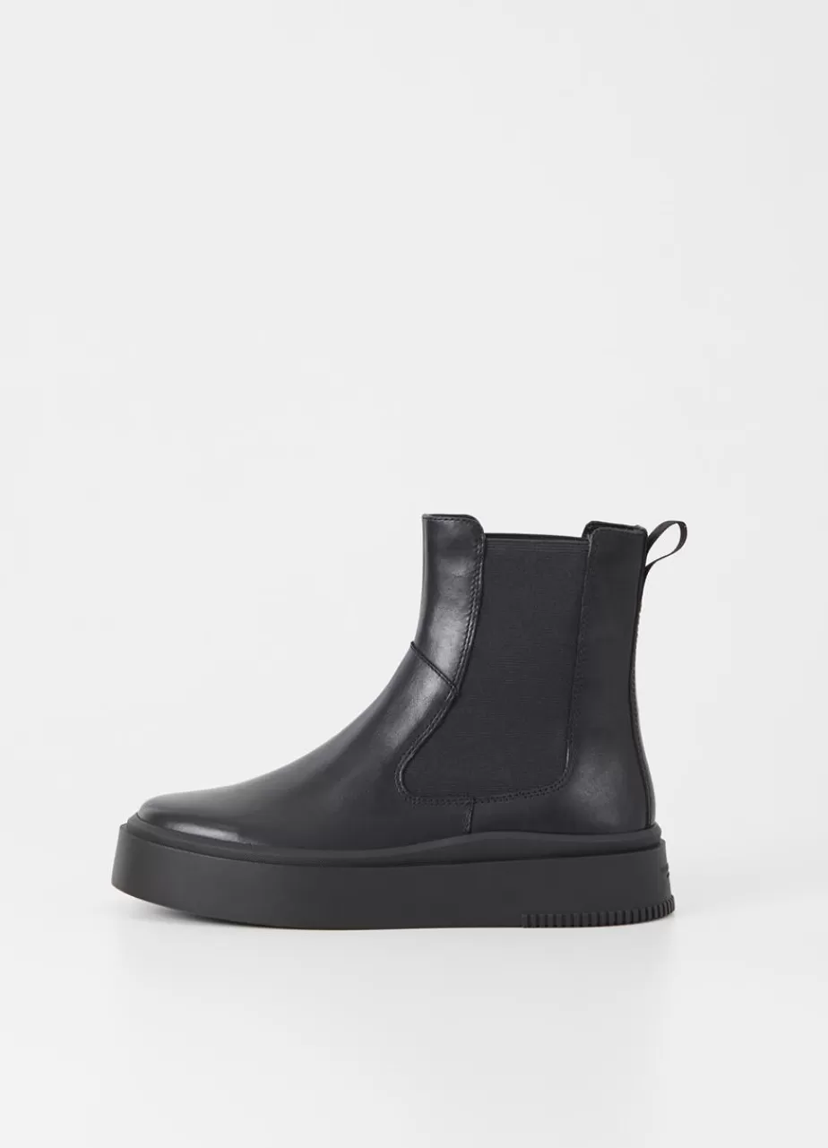 Vagabond Stacy Bottes Noir Cuir Shop
