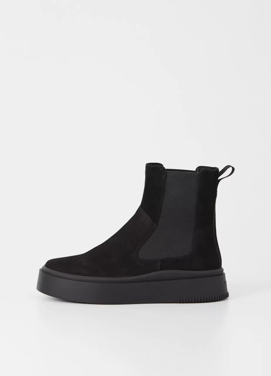 Vagabond Stacy Bottes Noir Nubuck Cheap