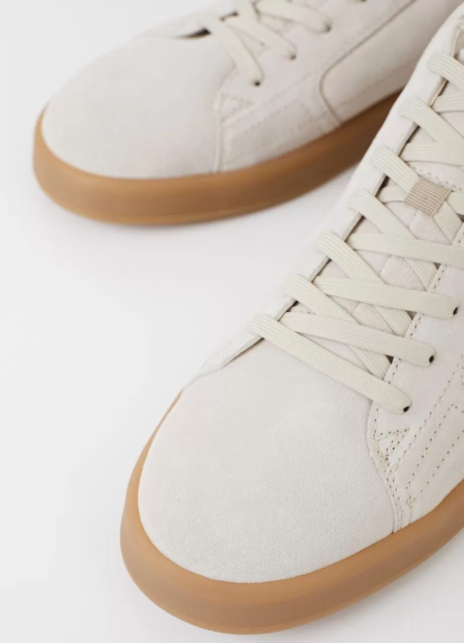 Vagabond Teo Baskets Blanc Casse Daim Clearance