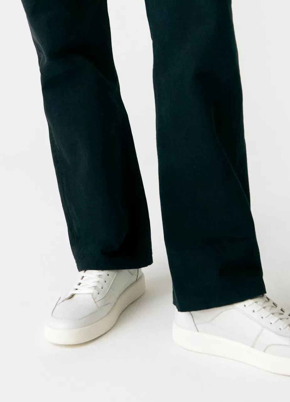 Vagabond Teo Baskets Blanc Cuir Outlet