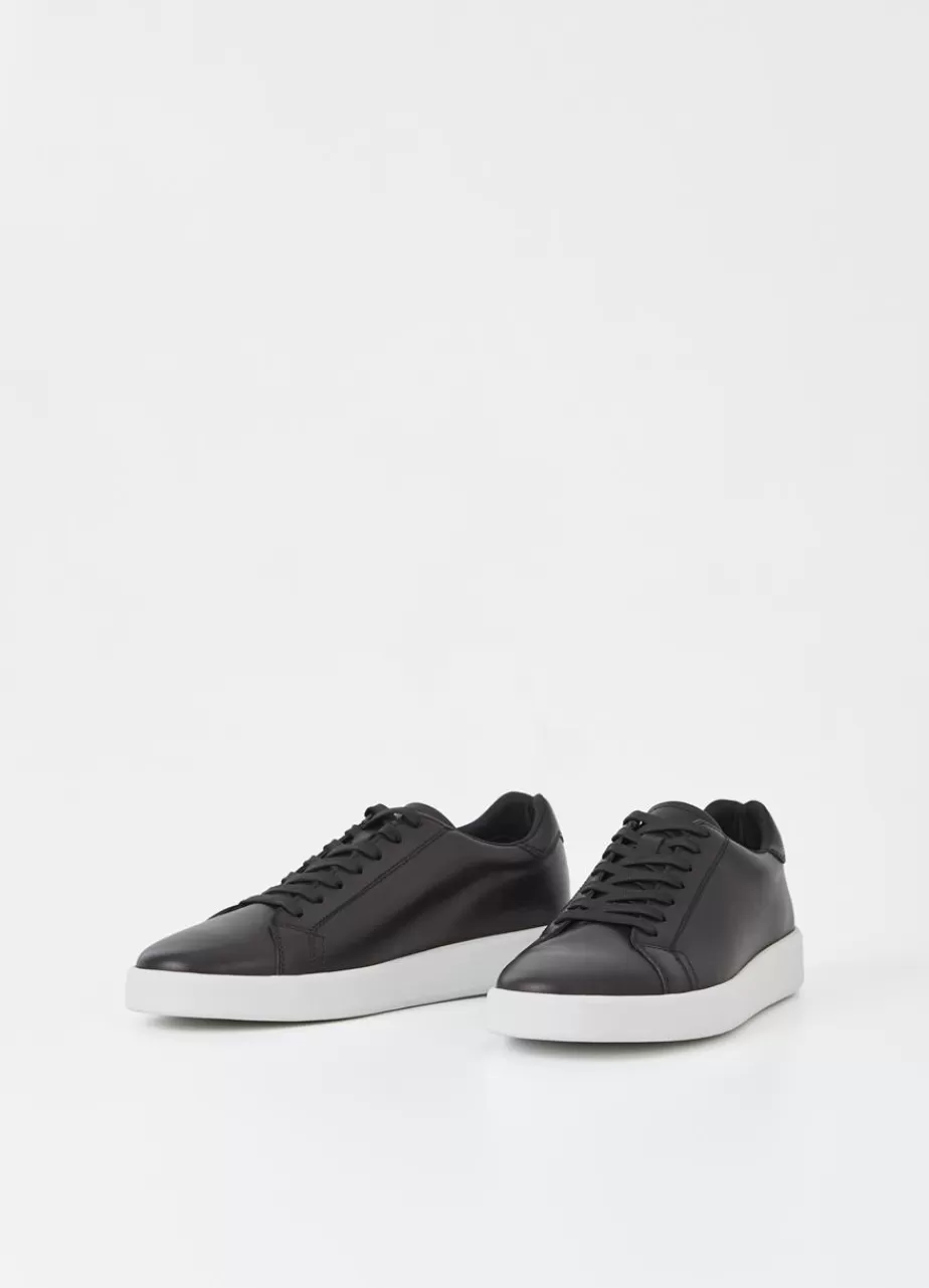 Vagabond Teo Baskets Noir Cuir Clearance