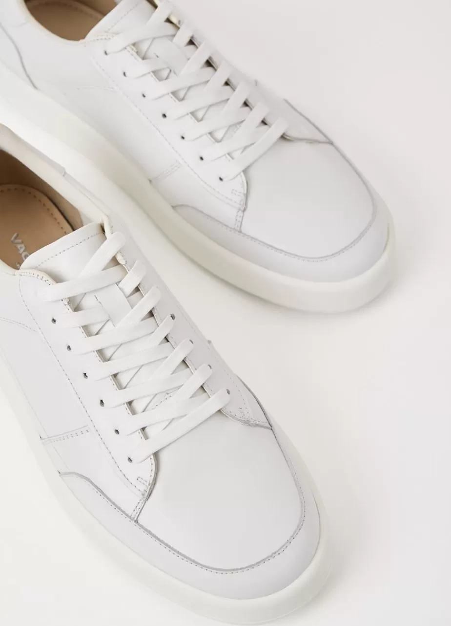 Vagabond Teo Baskets Blanc Cuir Outlet