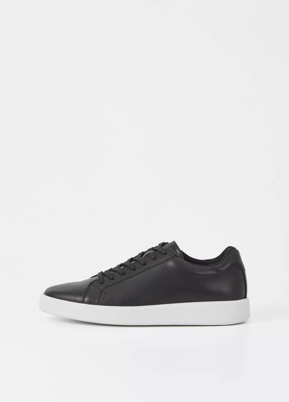 Vagabond Teo Baskets Noir Cuir Clearance
