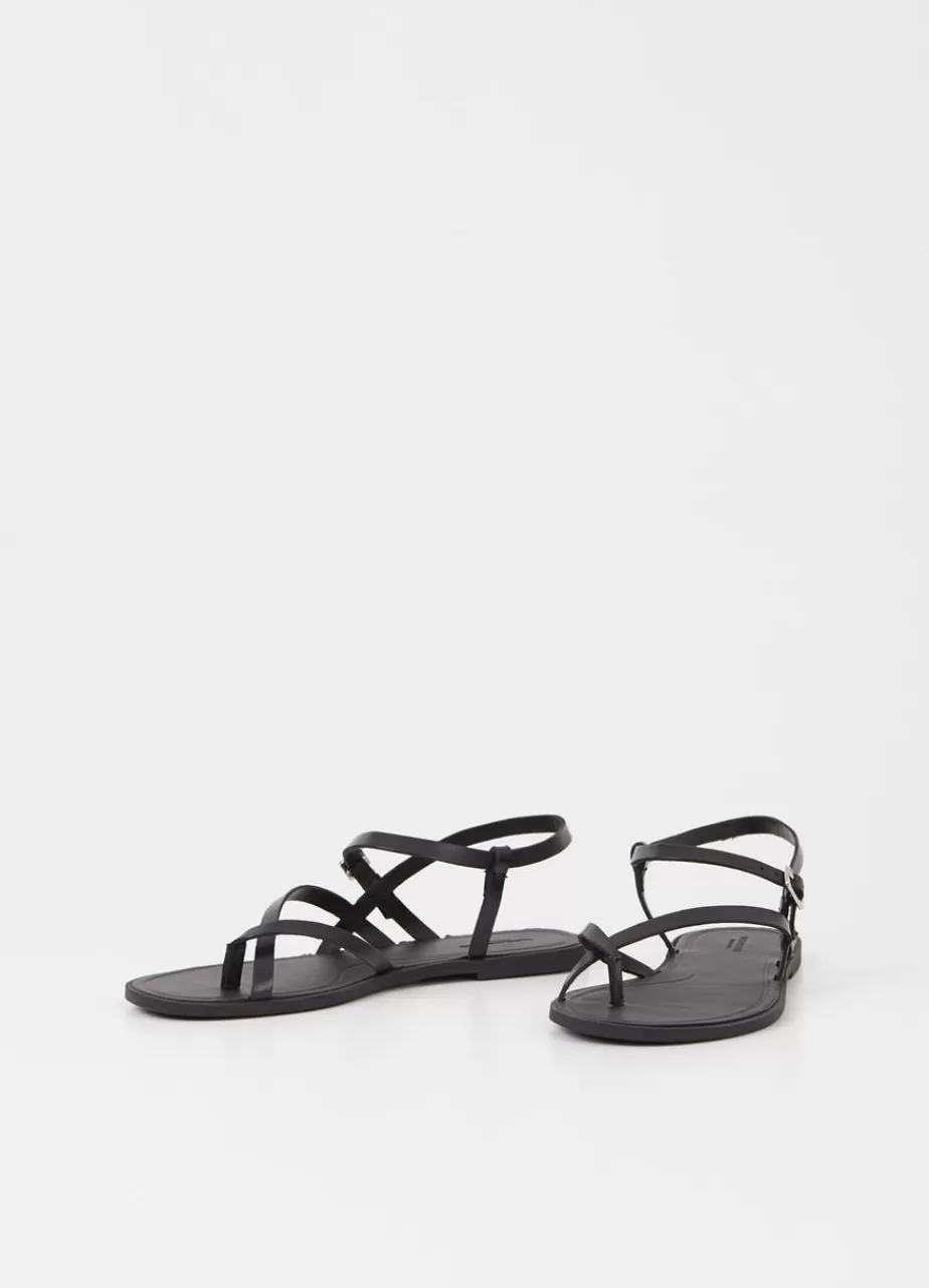 Vagabond Tia 2.0 Sandales Noir Cuir Clearance