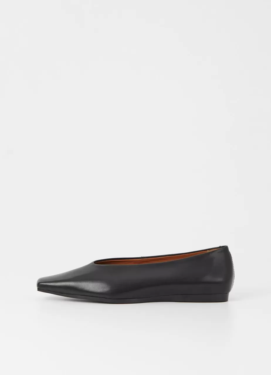 Vagabond Wioletta Chaussures Noir Cuir Clearance