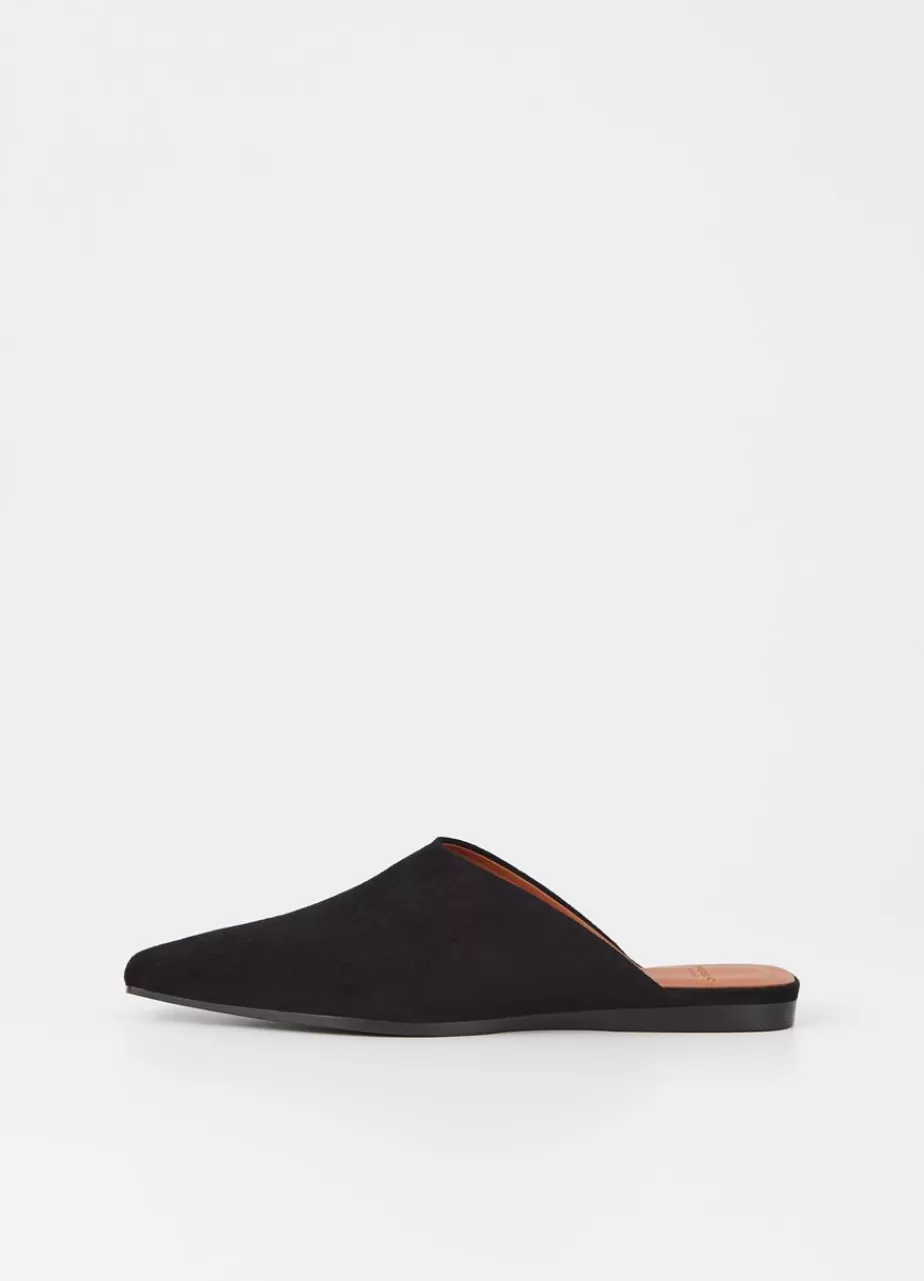 Vagabond Wioletta Mules Noir Daim Clearance