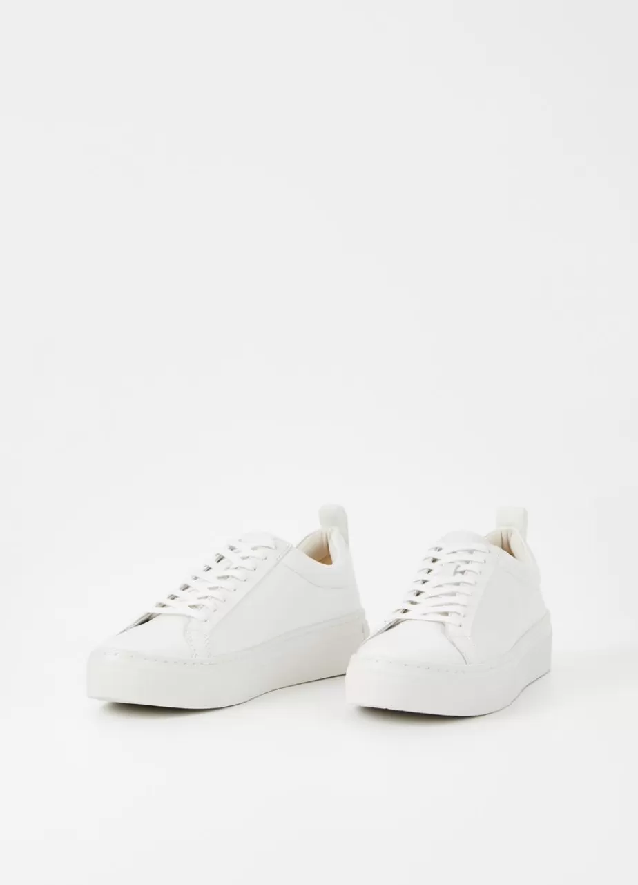 Vagabond Zoe Platform Baskets Blanc Cuir Best Sale