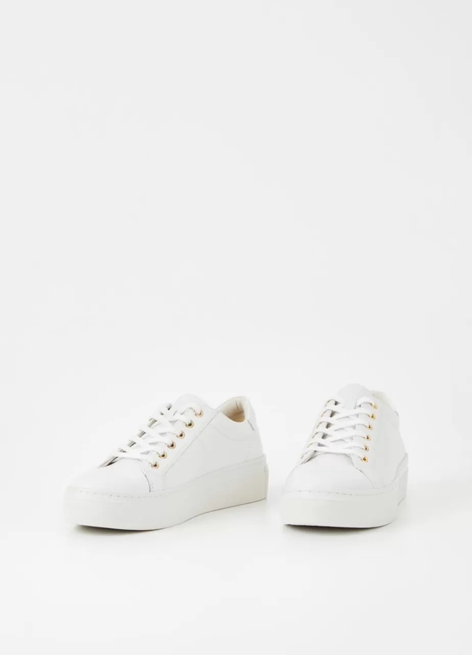 Vagabond Zoe Platform Baskets Blanc Cuir Discount