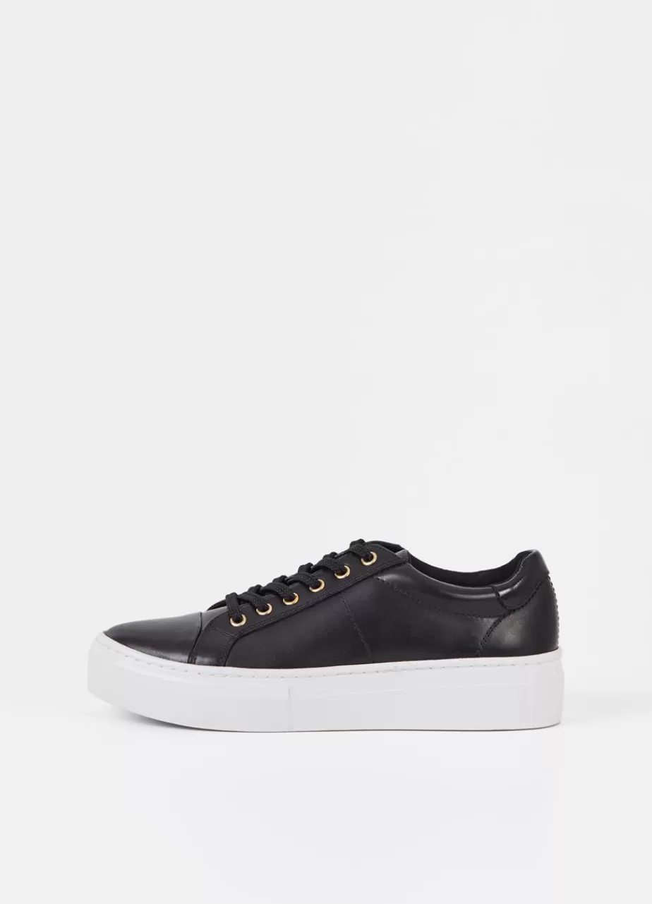 Vagabond Zoe Platform Baskets Noir Cuir Discount