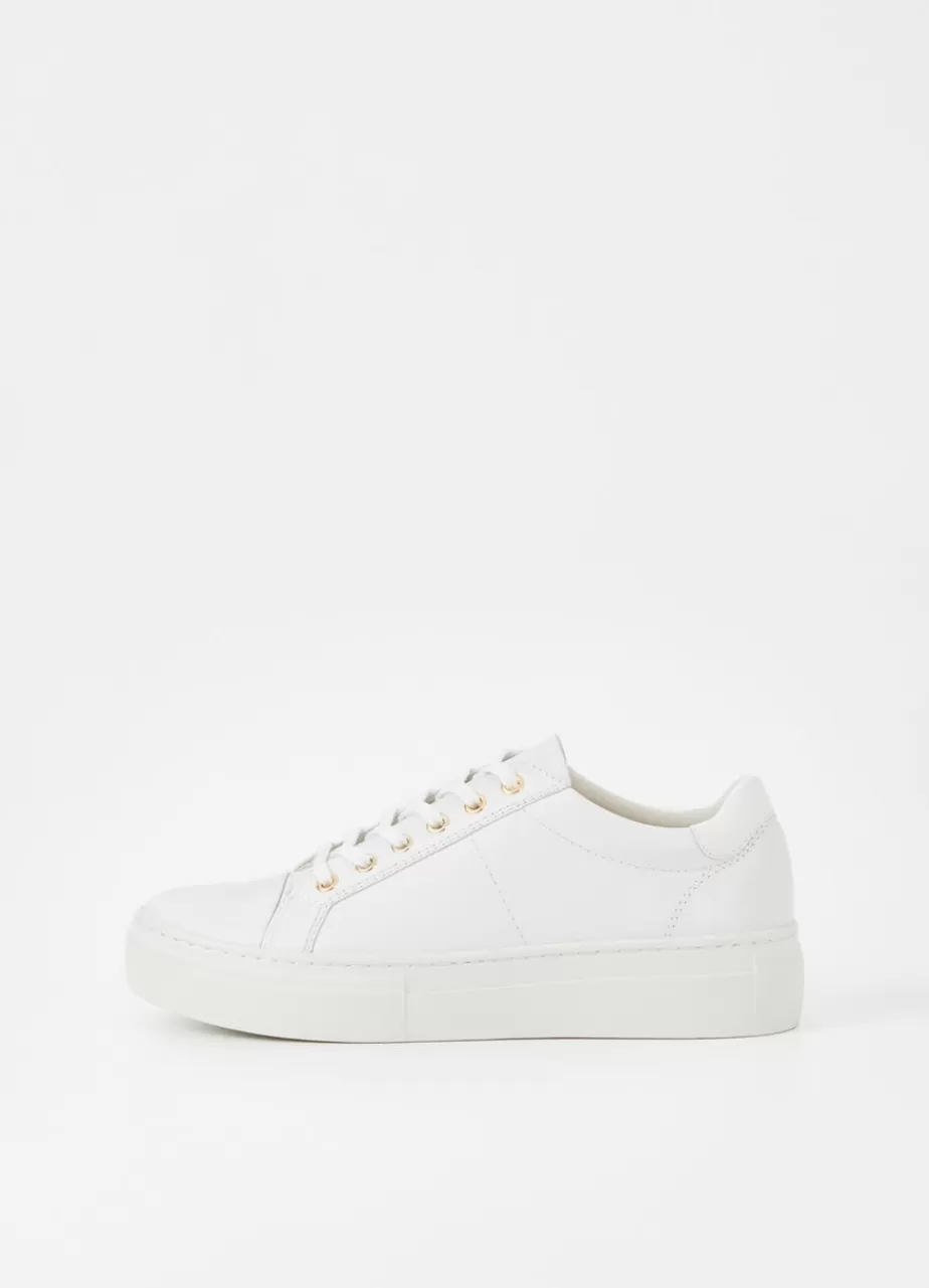 Vagabond Zoe Platform Baskets Blanc Cuir Discount